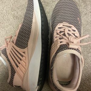 Pink/black puma sneakers womens size 8.5